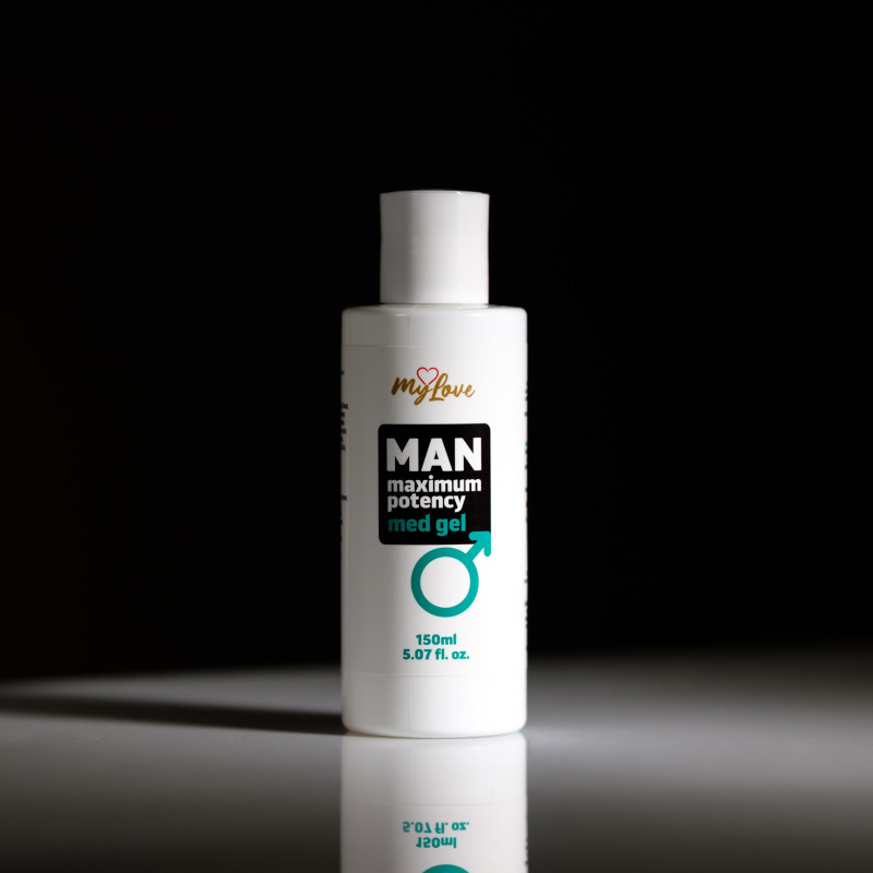 Интимный гель-лубрикант для мужчин MyLove Man Maximum Potency Med Gel, 150 мл