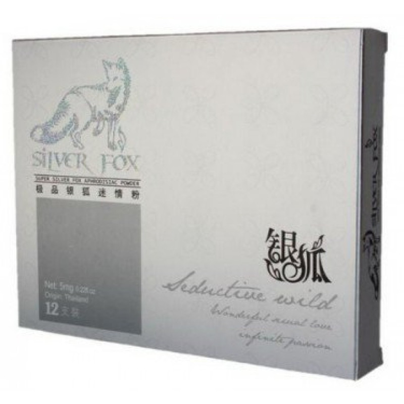 Сильные возбуждающие капли Silver Fox 1 шт