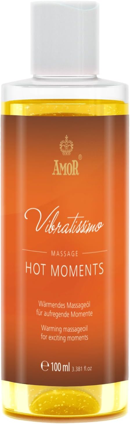Масажне масло Vibratissimo Hot Moments з зігріваючим ефектом 100 мл