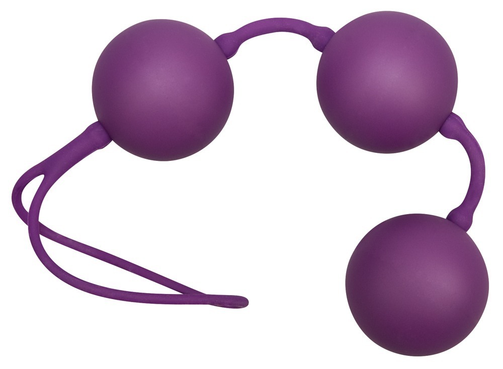 Вагінальні кульки You2Toys Velvet Balls 3 Фіолетові